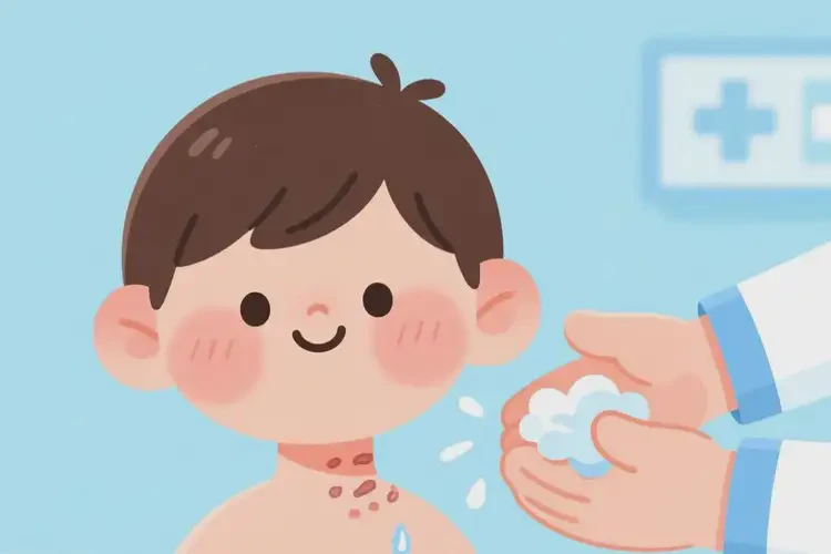 少兒脖子出濕疹可不可以根治(圖4)