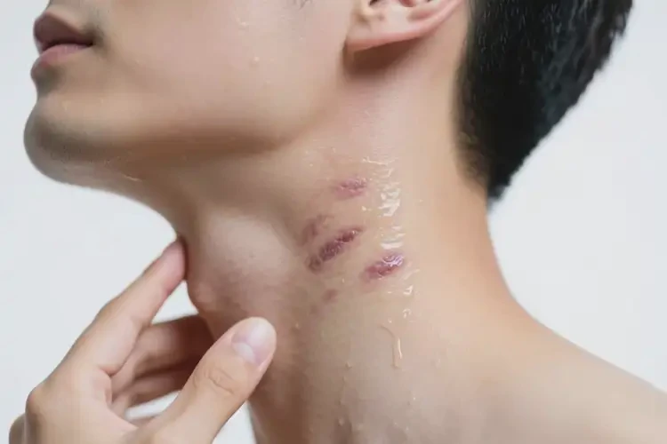 男性脖子上出濕疹可不可以根治(圖1)