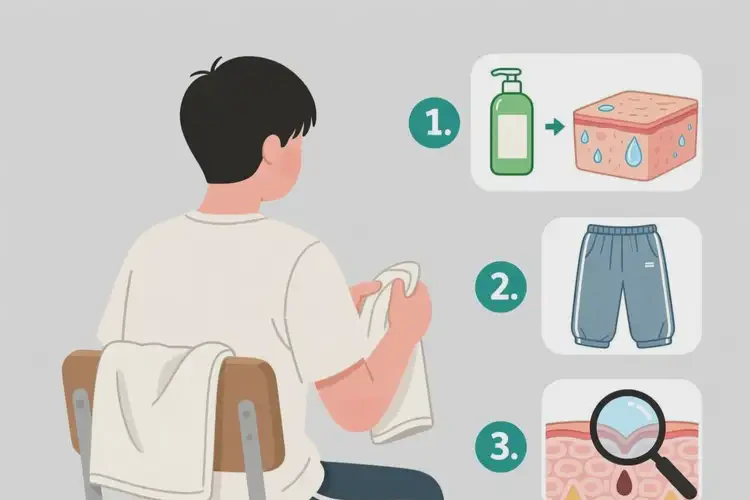 大學(xué)生肛周長(zhǎng)濕疹能不能徹底自愈(圖1)