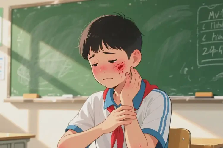 中學(xué)生面部起濕疹能徹底自愈嗎(圖4)