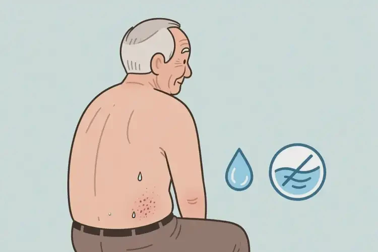 老人屁股上容易長濕疹可不可以根治(圖1)