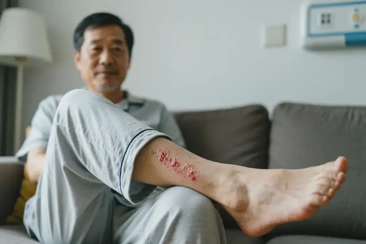 男人小腿有濕疹可不可以根治(圖3)