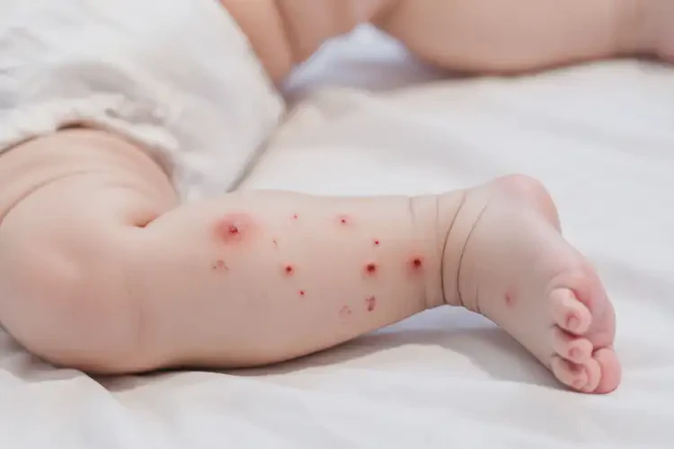 嬰兒小腿上起濕疹可以治好嗎(圖4)