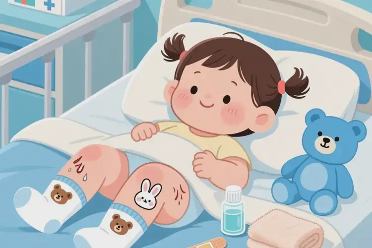 孩子小腿上容易長濕疹可不可以根治(圖2)