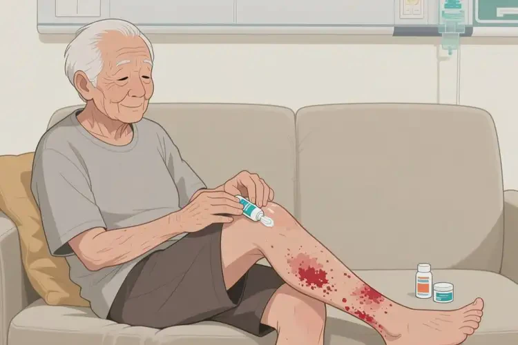 高齡老人小腿上有濕疹可不可以根治(圖3)
