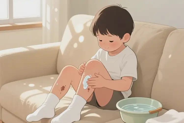 孩子小腿偶爾起濕疹可不可以根治(圖4)