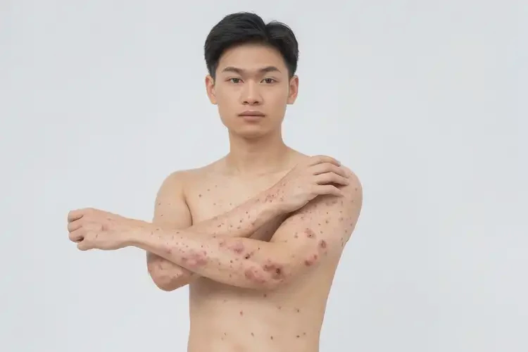 男生四肢出現(xiàn)濕疹不管它會(huì)自己好嗎(圖4)