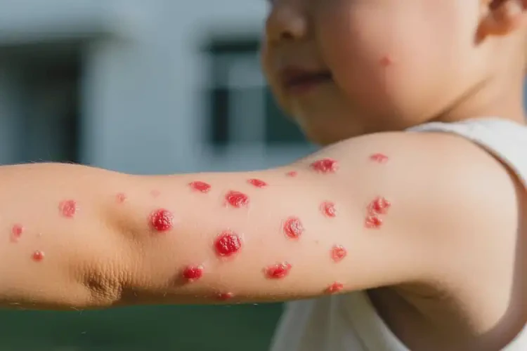 孩子手臂上出現(xiàn)濕疹可不可以根治(圖4)