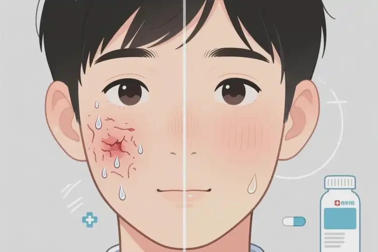 大學(xué)生面部出現(xiàn)濕疹可不可以根治(圖4)