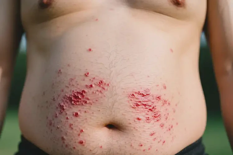 男人肚子上出湿疹可不可以根治(图2)