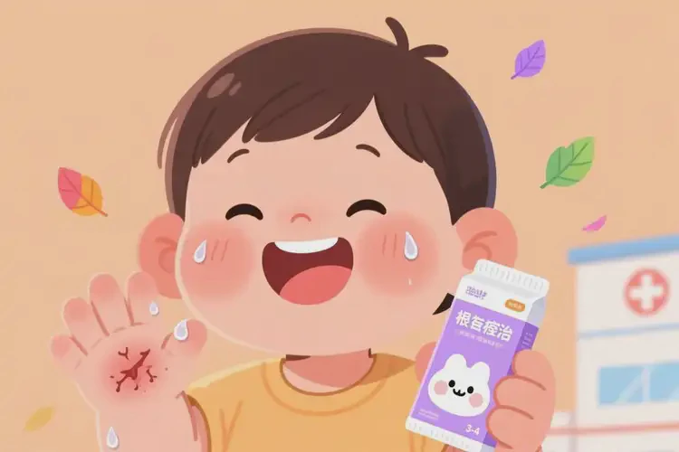 小孩手上經(jīng)常起濕疹可不可以根治(圖1)