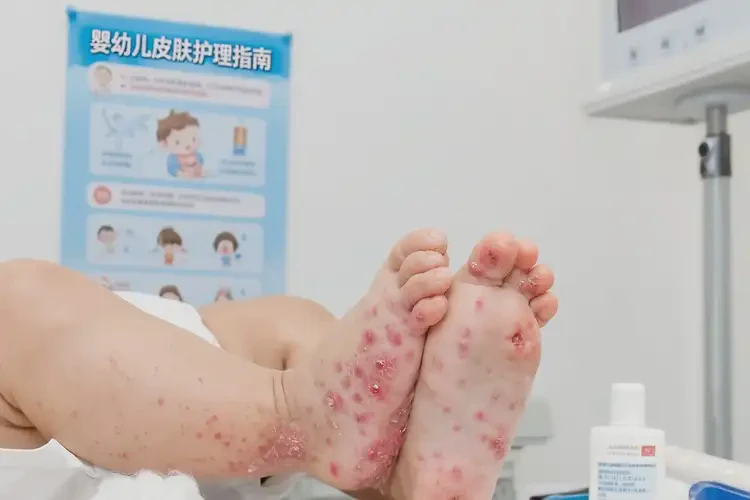 嬰幼兒腳上出現(xiàn)濕疹可不可以根治(圖4)
