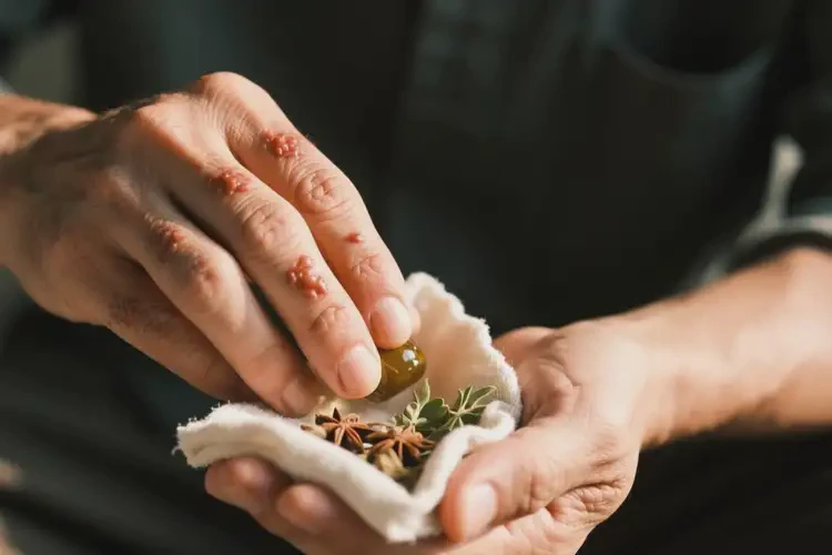 男性手上起湿疹可不可以根治(图1)