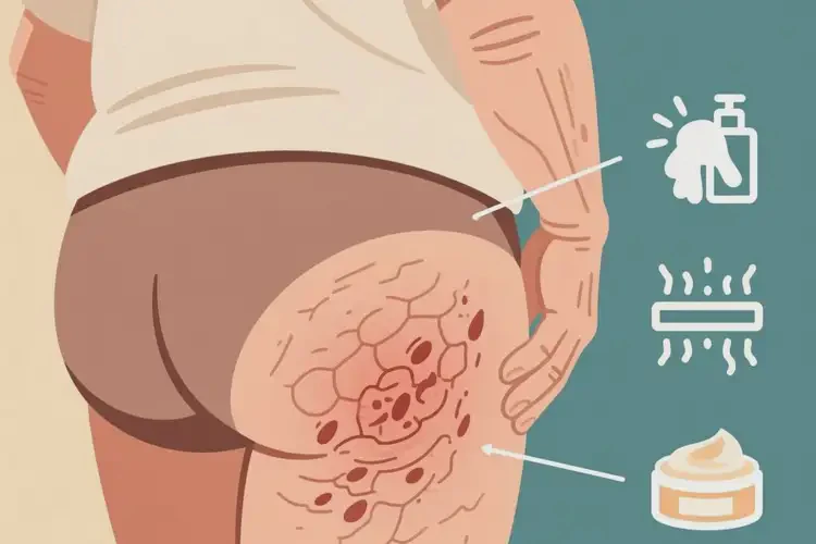 老人屁股上經(jīng)常長濕疹可不可以根治(圖3)