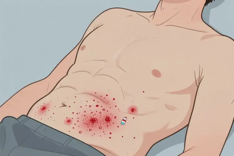 男性肚子上經(jīng)常起濕疹可不可以根治(圖2)