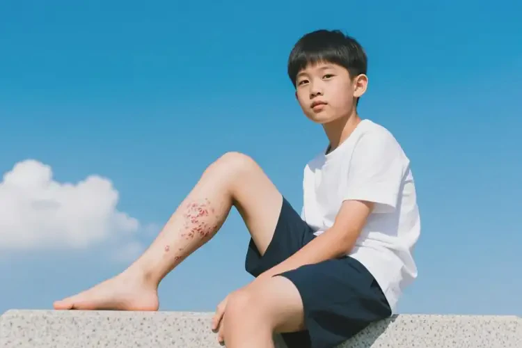 青少年小腿起濕疹不管它會自己痊愈嗎(圖1)