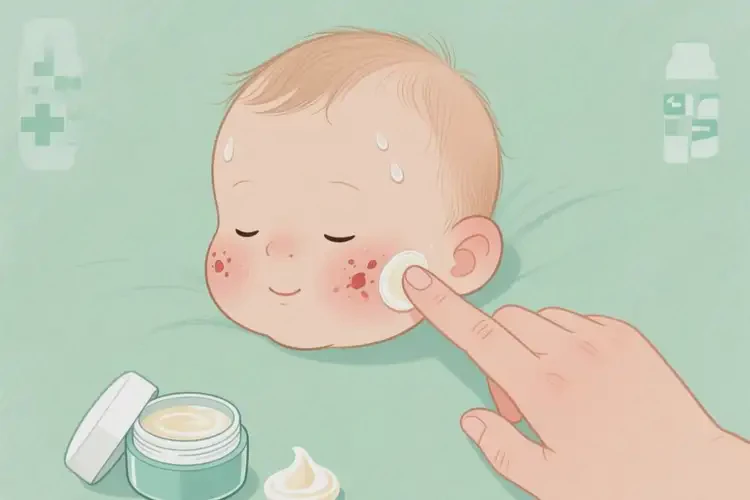 嬰幼兒面部偶爾起濕疹可不可以根治(圖2)