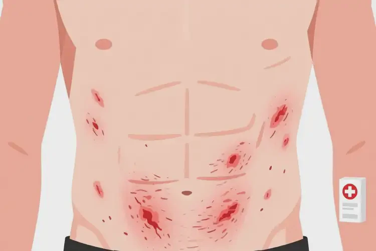 男性肚子上容易長濕疹可不可以根治(圖4)