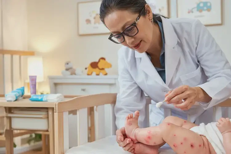 嬰幼兒腳上出現(xiàn)濕疹可不可以根治(圖3)