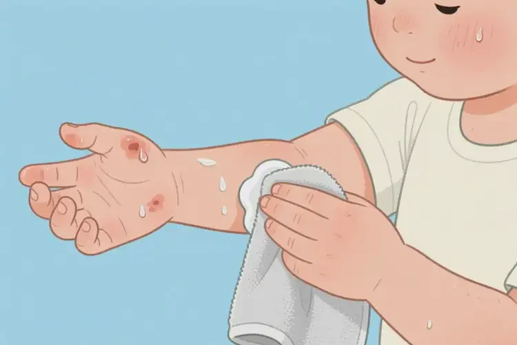 孩子手臂出濕疹可不可以根治(圖2)