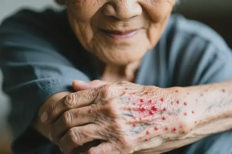 高齡老人手臂上長濕疹可不可以根治(圖2)