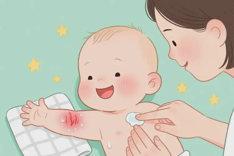 寶寶手臂上偶爾起濕疹可不可以根治(圖1)