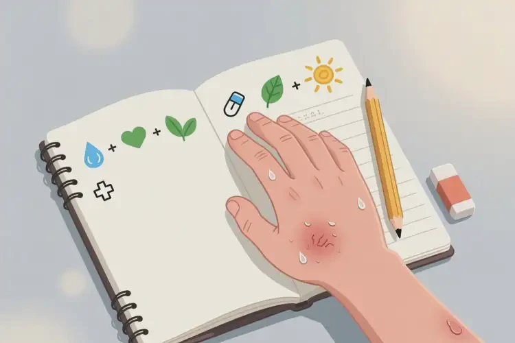 男生手上起濕疹可不可以根治(圖1)