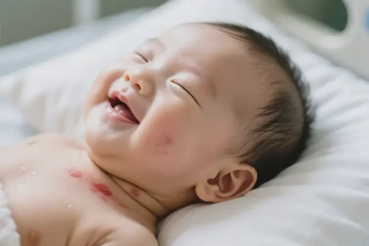 寶寶脖子上出濕疹可不可以根治(圖3)