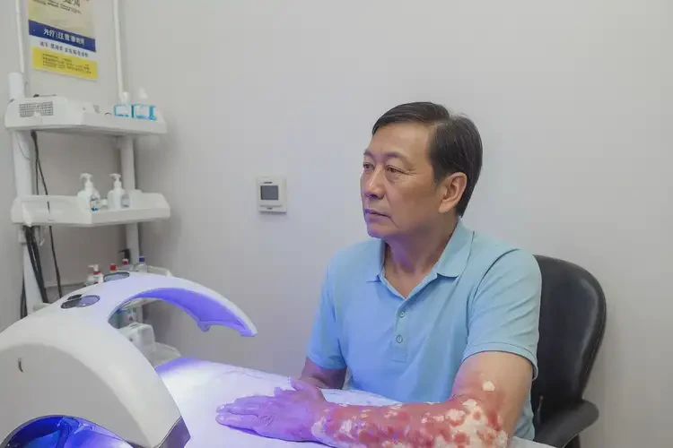 男人手臂容易起濕疹能不能根治(圖1)