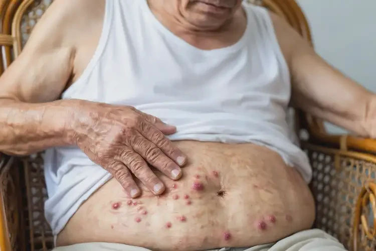 老年人肚子上起濕疹可不可以根治(圖4)