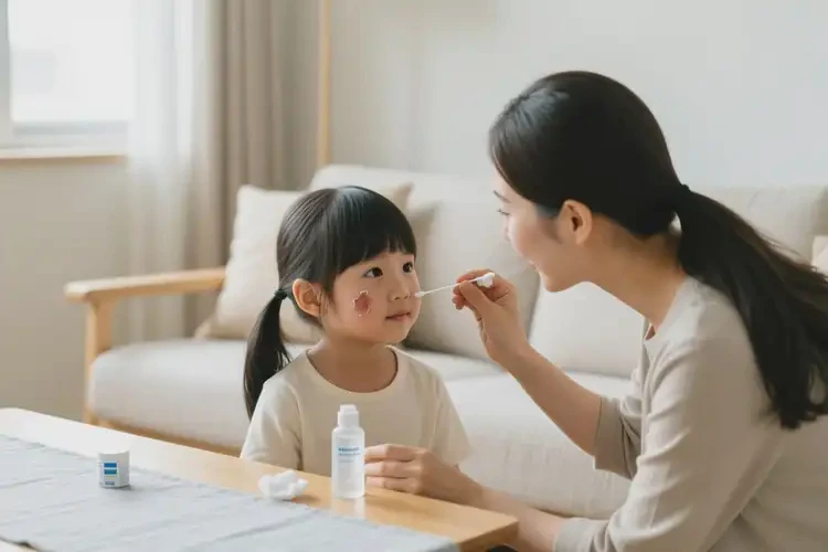 孩子面部起濕疹可不可以根治(圖4)