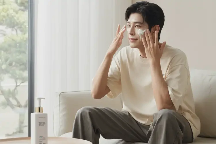 男人肚子上有濕疹不管它會(huì)自己自愈嗎(圖1)