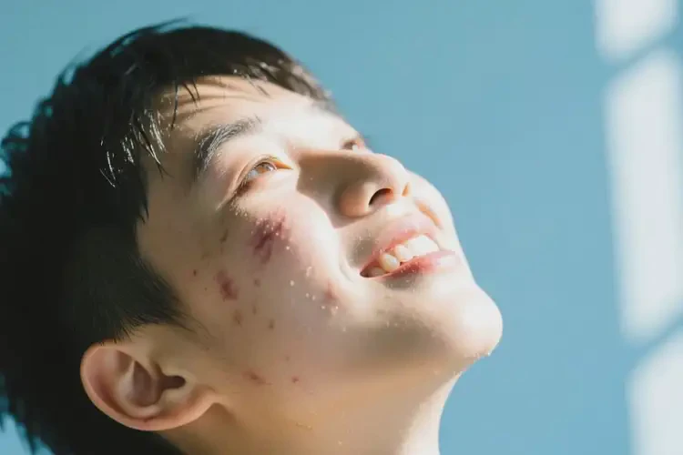 青少年臉上容易長濕疹能靠自己自愈嗎(圖1)