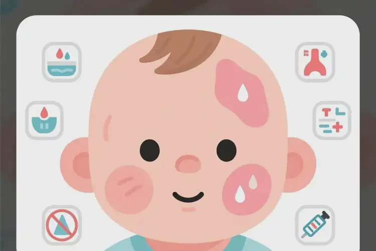 嬰兒面部容易長(zhǎng)濕疹可以治好嗎(圖2)