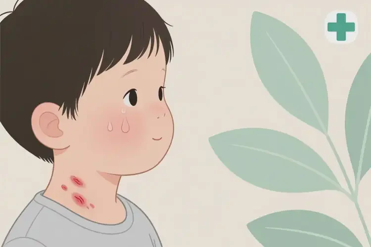 小孩脖子偶爾長濕疹可不可以根治(圖1)