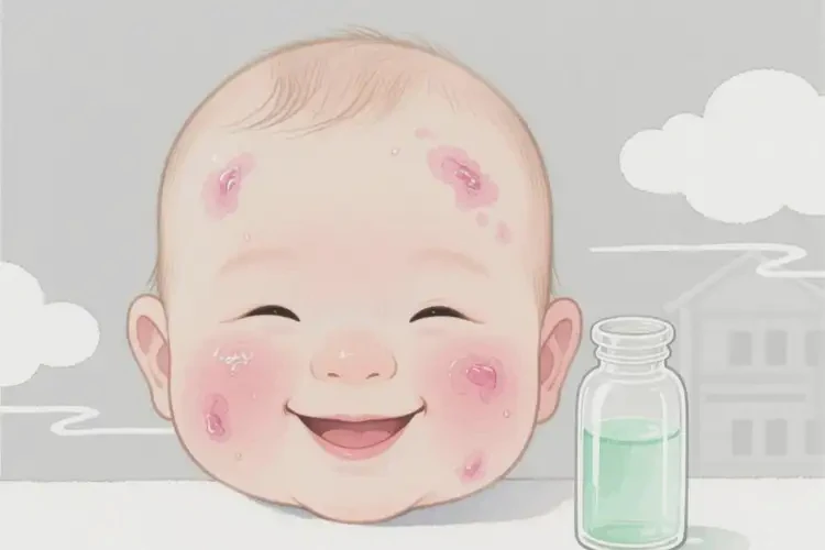 小兒臉上出現(xiàn)濕疹可不可以根治(圖2)