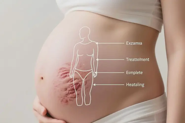 孕婦肚子上有濕疹可不可以根治(圖2)