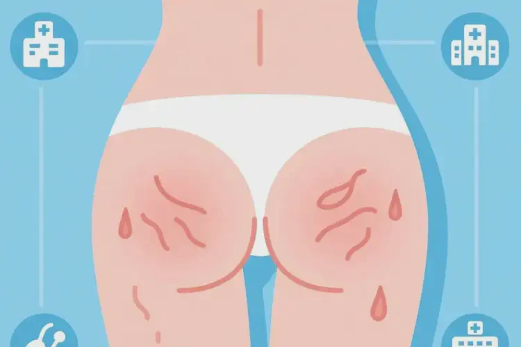 女性屁股上出濕疹可不可以根治(圖1)