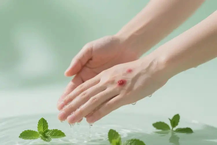 青年人身上出現(xiàn)濕疹可不可以根治(圖1)