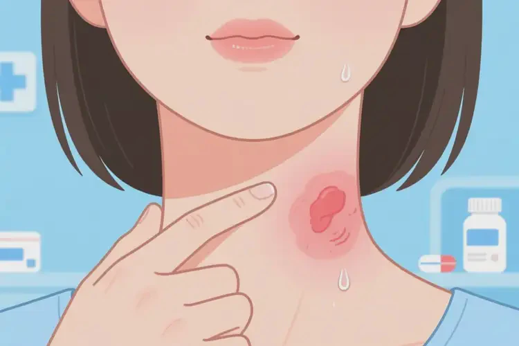 女生脖子出現(xiàn)濕疹可不可以根治(圖2)