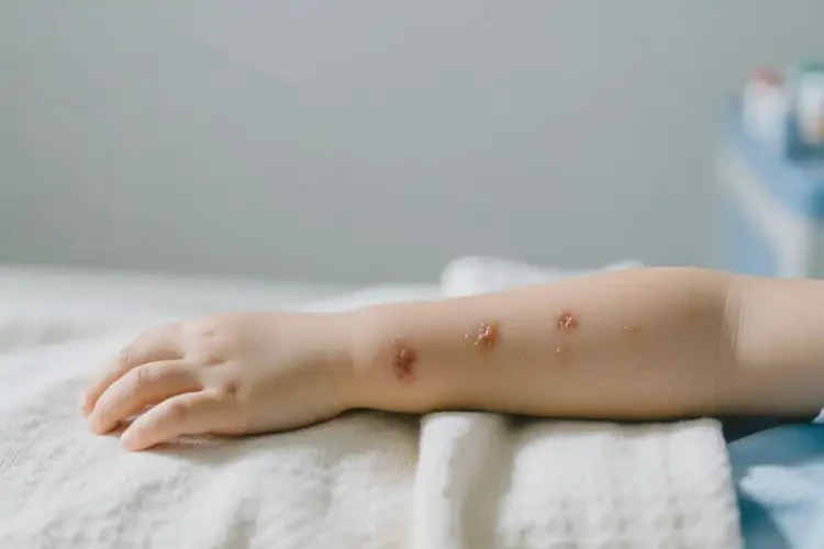 小儿手臂上偶尔起湿疹可不可以根治(图1)