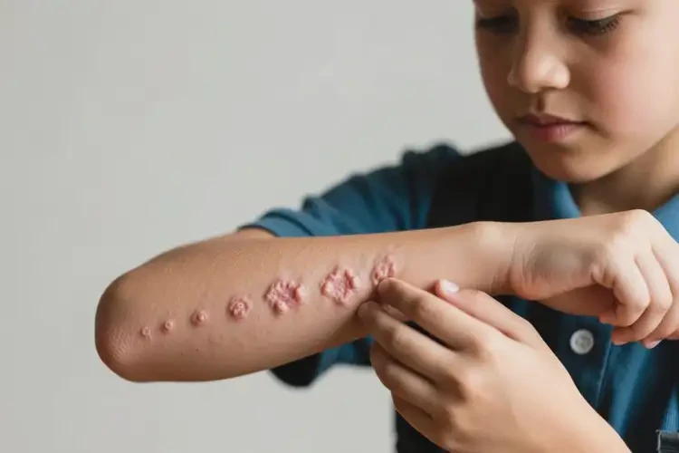 中學(xué)生手臂上起濕疹可不可以根治(圖3)