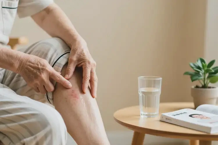 高齡老人大腿上容易起濕疹能不能根治(圖1)