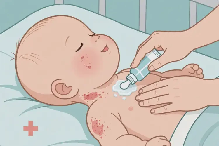 嬰兒脖子容易長濕疹可以治好嗎(圖4)