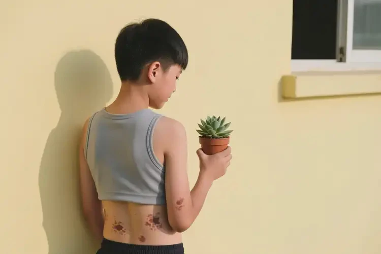 中學(xué)生肚子上出現(xiàn)濕疹可不可以根治(圖2)