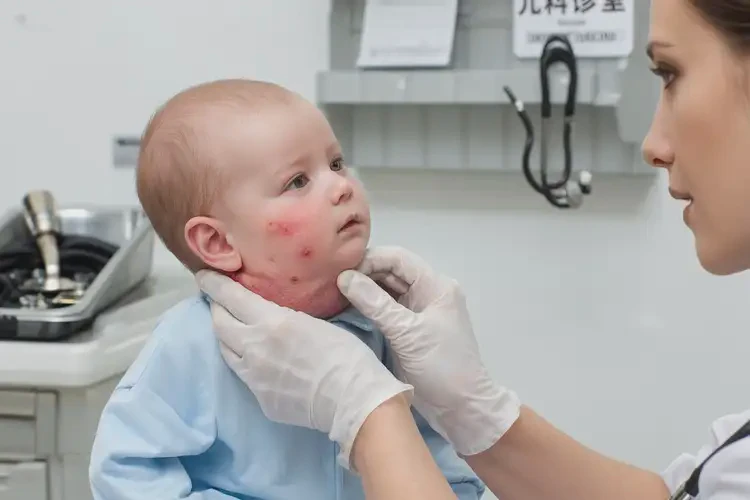 宝宝脖子有湿疹能彻底自愈吗(图2)