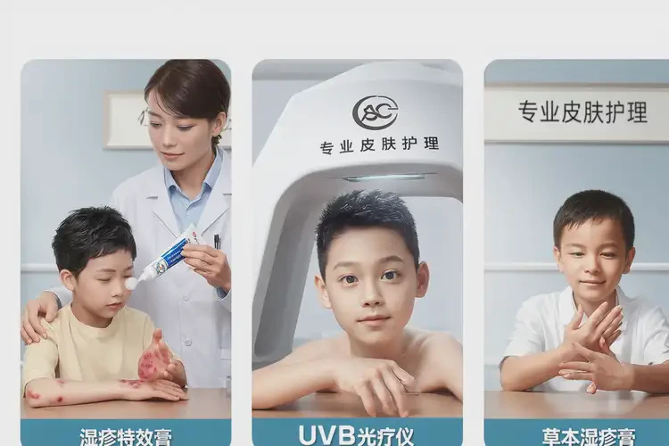 小孩手上长湿疹可以治好吗(图1)