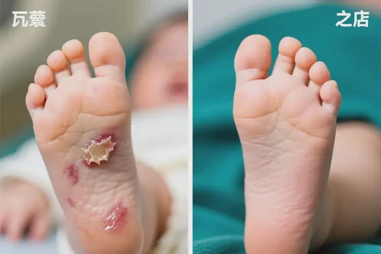 嬰幼兒腳上出現(xiàn)濕疹可以治好嗎(圖2)