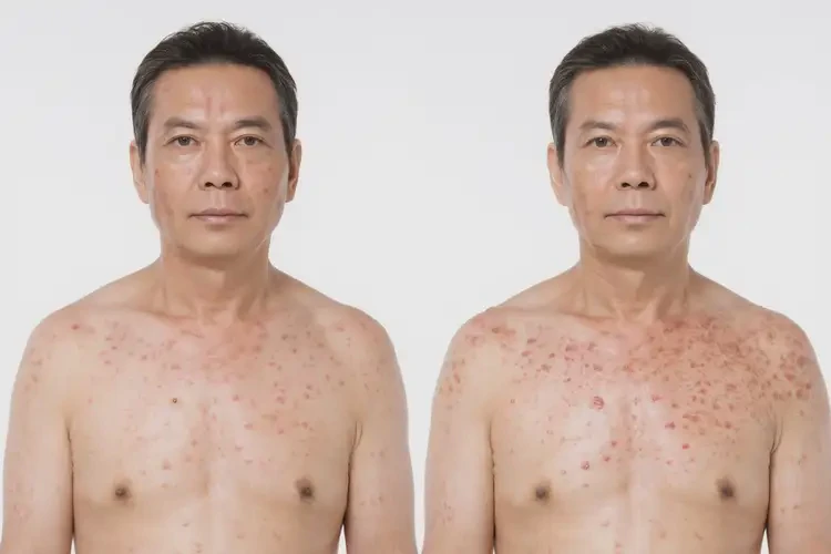 男生四肢出現(xiàn)濕疹不管它會(huì)自己好嗎(圖2)