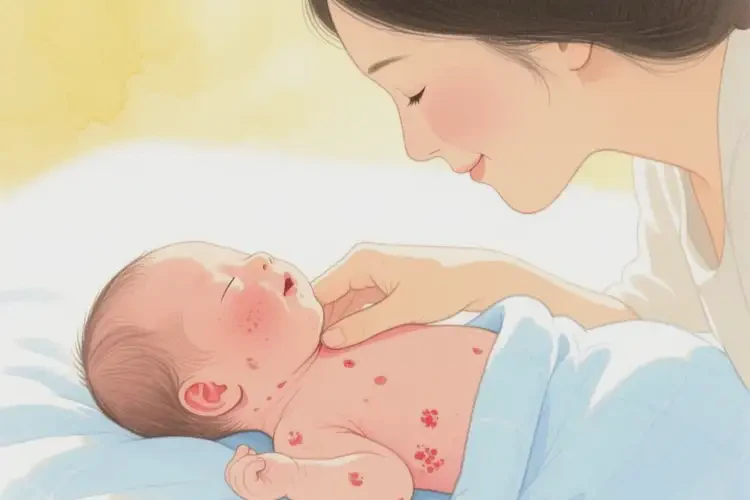 新生兒脖子經(jīng)常起濕疹可不可以根治(圖4)